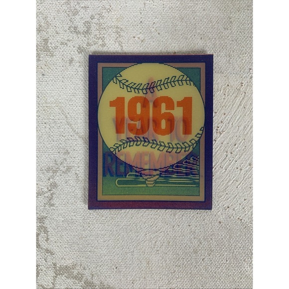Other - 1961 A Year To Remember Baseball Card #30 Of 56